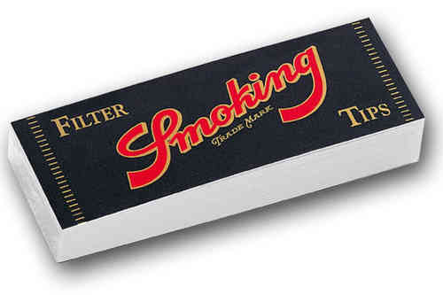 Filtro Smoking tips de carton. Caja de 40 filtros